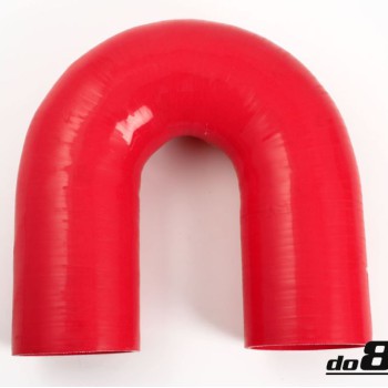 Silicone hose Red 180 degrees 4´´ (102mm)