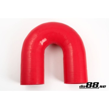 Silicone hose Red 180 degrees 4´´ (102mm)