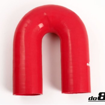 Silicone hose Red 180 degrees 1´´ (25mm)