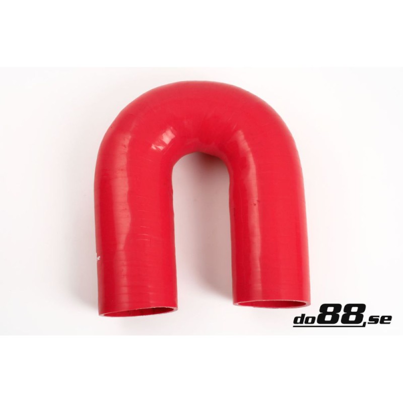 Silicone hose Red 180 degrees 3´´ (76mm)