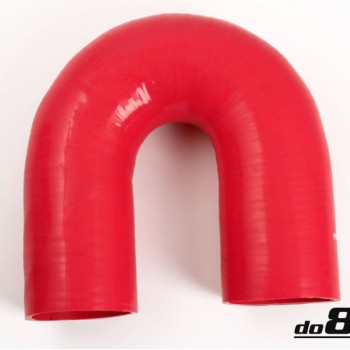 Silicone hose Red 180 degrees 3,25´´ (83mm)