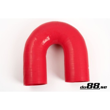 Silicone hose Red 180 degrees 3,25´´ (83mm)