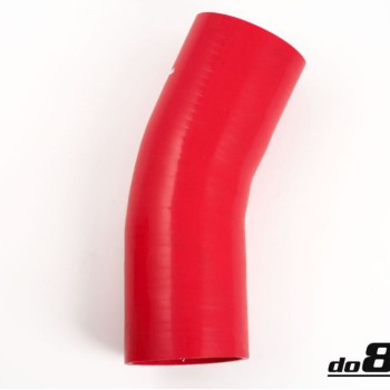 Silicone hose Red 25 degrees 3,5´´ (89mm)