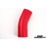 Silicone hose Red 25 degrees 3,5´´ (89mm)