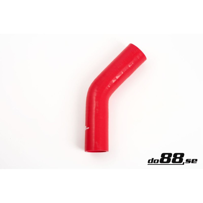 Silicone hose Red 45 degrees 1,5´´ (38mm)