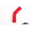 Silicone hose Red 45 degrees 1,625´´ (41mm)