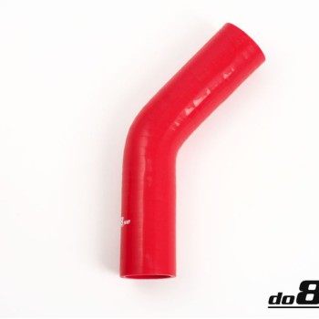 Silicone hose Red 45 degrees 1,75´´ (45mm)