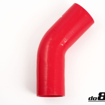 Silicone hose Red 45 degrees 2,5´´ (63mm)