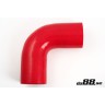 Silicone hose Red 90 degrees 4´´ (102mm)