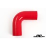 Silicone hose Red 90 degrees 2,375´´ (60mm)
