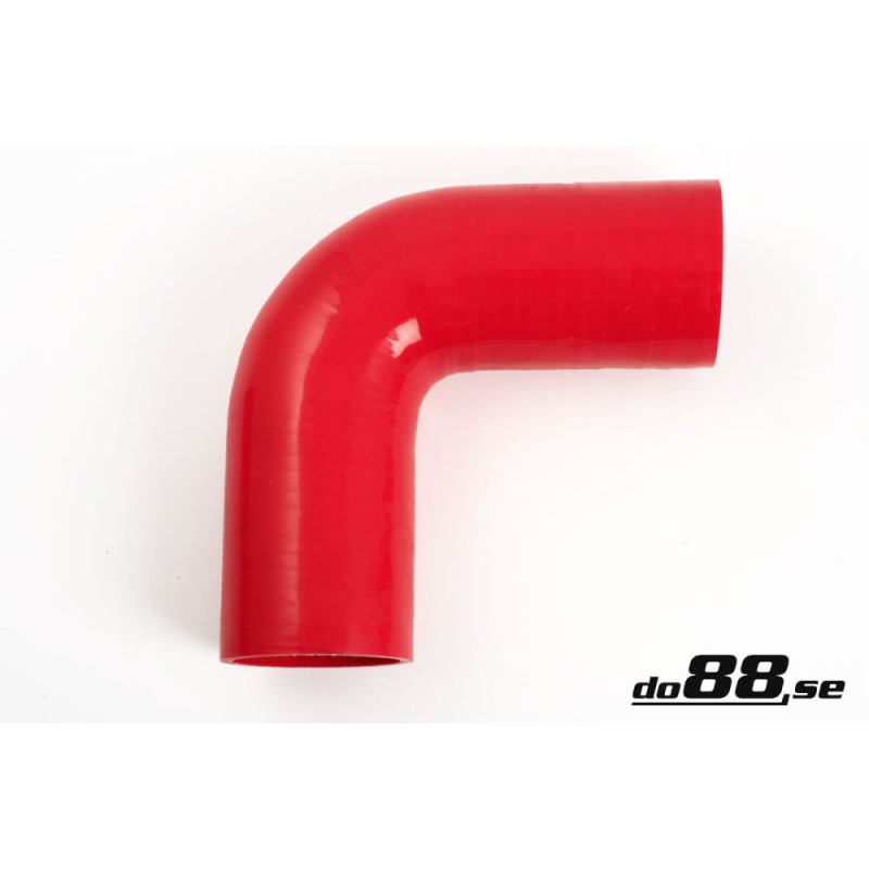 Silicone hose Red 90 degrees 2,5´´ (63mm)