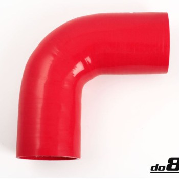 Silicone hose Red 90 degrees 3,25´´ (83mm)