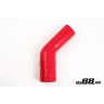 Silicone hose Red 45 degrees 2 - 2,25´´ (51 - 57mm)