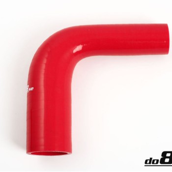 Silicone hose Red 90 degrees 1,25 - 1,5´´ (32 - 38mm)
