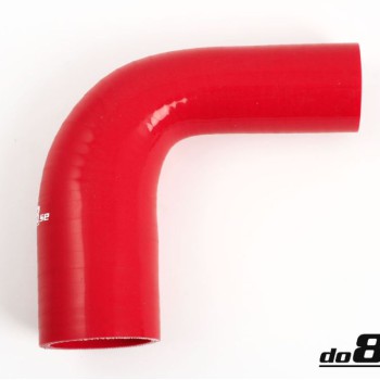 Silicone hose Red 90 degrees 1,625 - 2´´ (41 - 51mm)