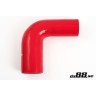 Silicone hose Red 90 degrees 2 - 2,375´´ (51 - 60mm)