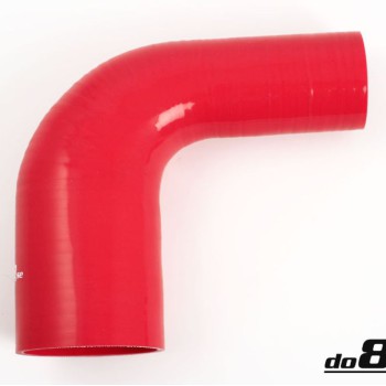 Silicone hose Red 90 degrees 2,375 - 2,5´´ (60 - 63mm)