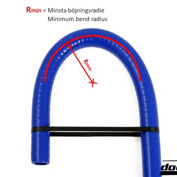 Silicone hose Red Flexible smooth 1,75´´ (45mm)
