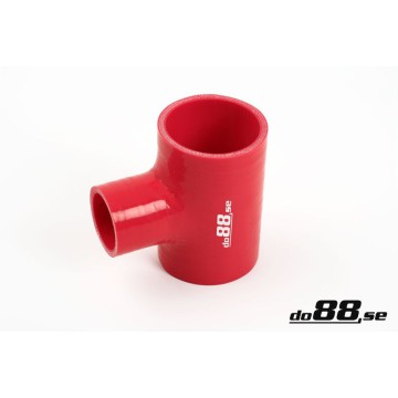 Silicone hose Red T 2,375´´ + 1´´ (60mm+25mm)