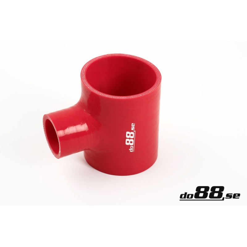 Silicone hose Red T 3´´ + 1´´ (76mm+25mm)