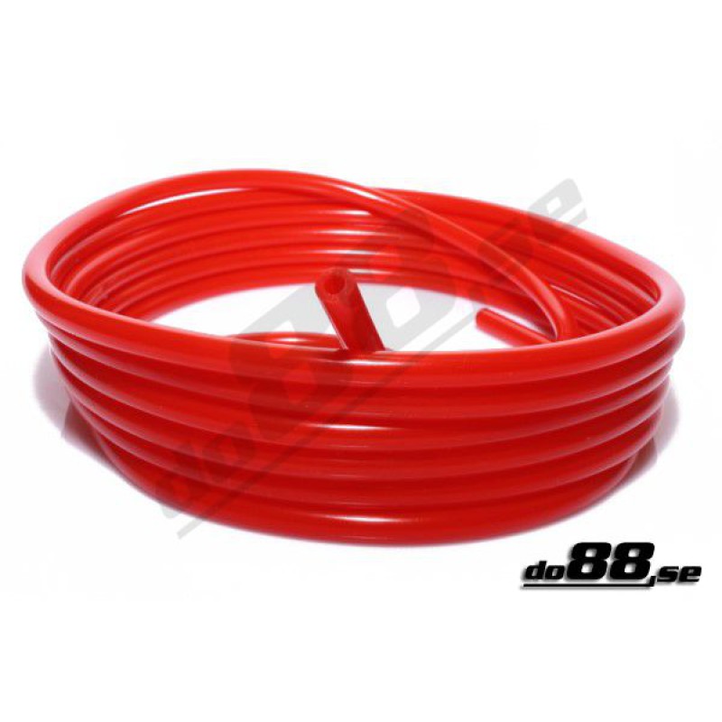 Vacuum hose Red 4mm