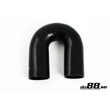 Silicone hose Black 180 degrees 4,25´´ (108mm)