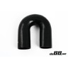 Silicone hose Black 180 degrees 4,5´´ (114mm)