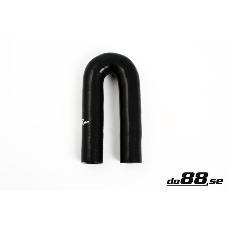 Silicone hose Black 180 degrees 1´´ (25mm)