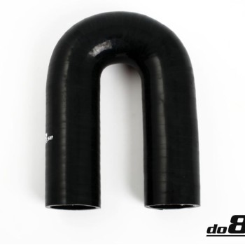 Silicone hose Black 180 degrees 1,75´´ (45mm)