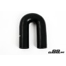 Silicone hose Black 180 degrees 1,875´´ (48mm)