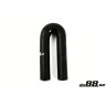 Silicone hose Black 180 degrees 0,25´´ (6,5mm)