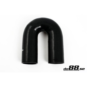 Silicone hose Black 180 degrees 2,375´´ (60mm)