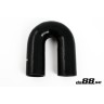 Silicone hose Black 180 degrees 2,56´´ (65mm)