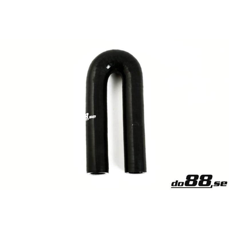 Silicone hose Black 180 degrees 0,3125´´ (8mm)
