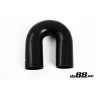 Silicone hose Black 180 degrees 3,5´´ (89mm)