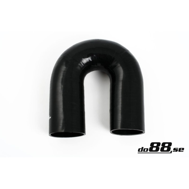 Silicone hose Black 180 degrees 3,75´´ (95mm)