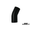 Silicone hose Black 25 degrees 4´´ (102mm)