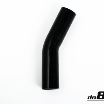 Silicone hose Black 25 degrees 1,125´´ (28mm)