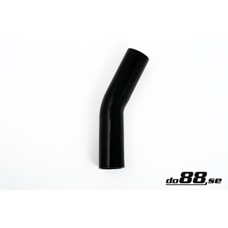 Silicone hose Black 25 degrees 1,125´´ (28mm)