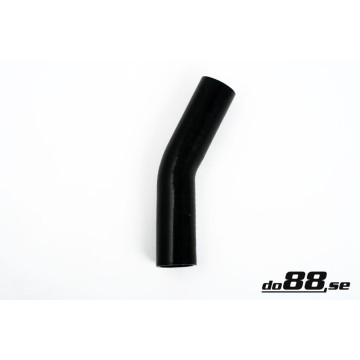 Silicone hose Black 25 degrees 1,75´´ (45mm)
