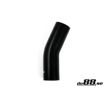 Silicone hose Black 25 degrees 1,875´´ (48mm)