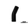 Silicone hose Black 25 degrees 1,875´´ (48mm)