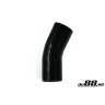 Silicone hose Black 25 degrees 3,75´´ (95mm)