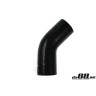 Silicone hose Black 45 degrees 4,25´´ (108mm)