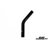 Silicone hose Black 45 degrees 0,43´´ (11mm)