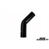 Silicone hose Black 45 degrees 0,875´´ (22mm)