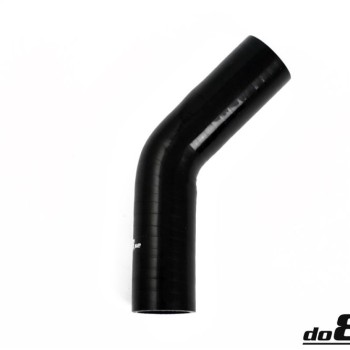 Silicone hose Black 45 degrees 1,375´´ (35mm)
