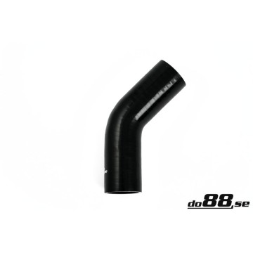 Silicone hose Black 45 degrees 2´´ (51mm)