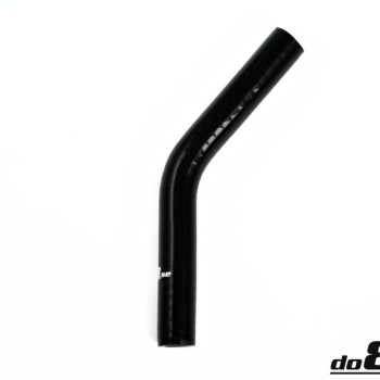 Silicone hose Black 45 degrees 0,375´´ (9,5mm)