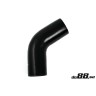 Silicone hose Black 60 degrees 4´´ (102mm)